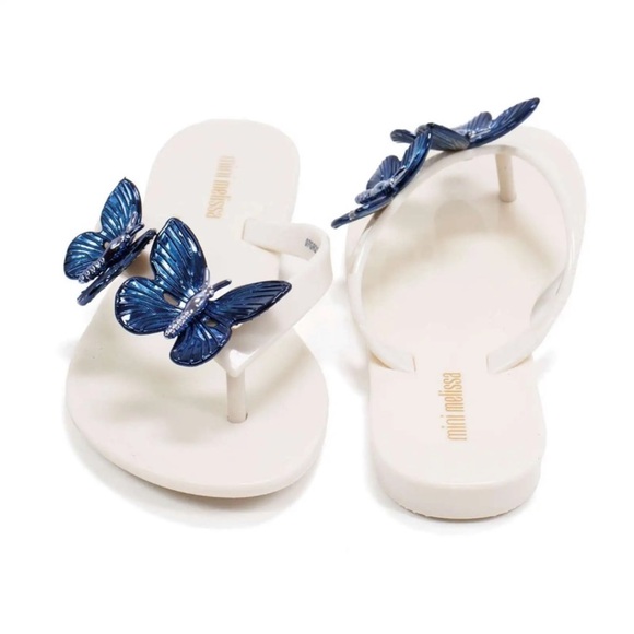 Mini Melissa Girl\'s Harmonic Fly Flip-Flop sandals